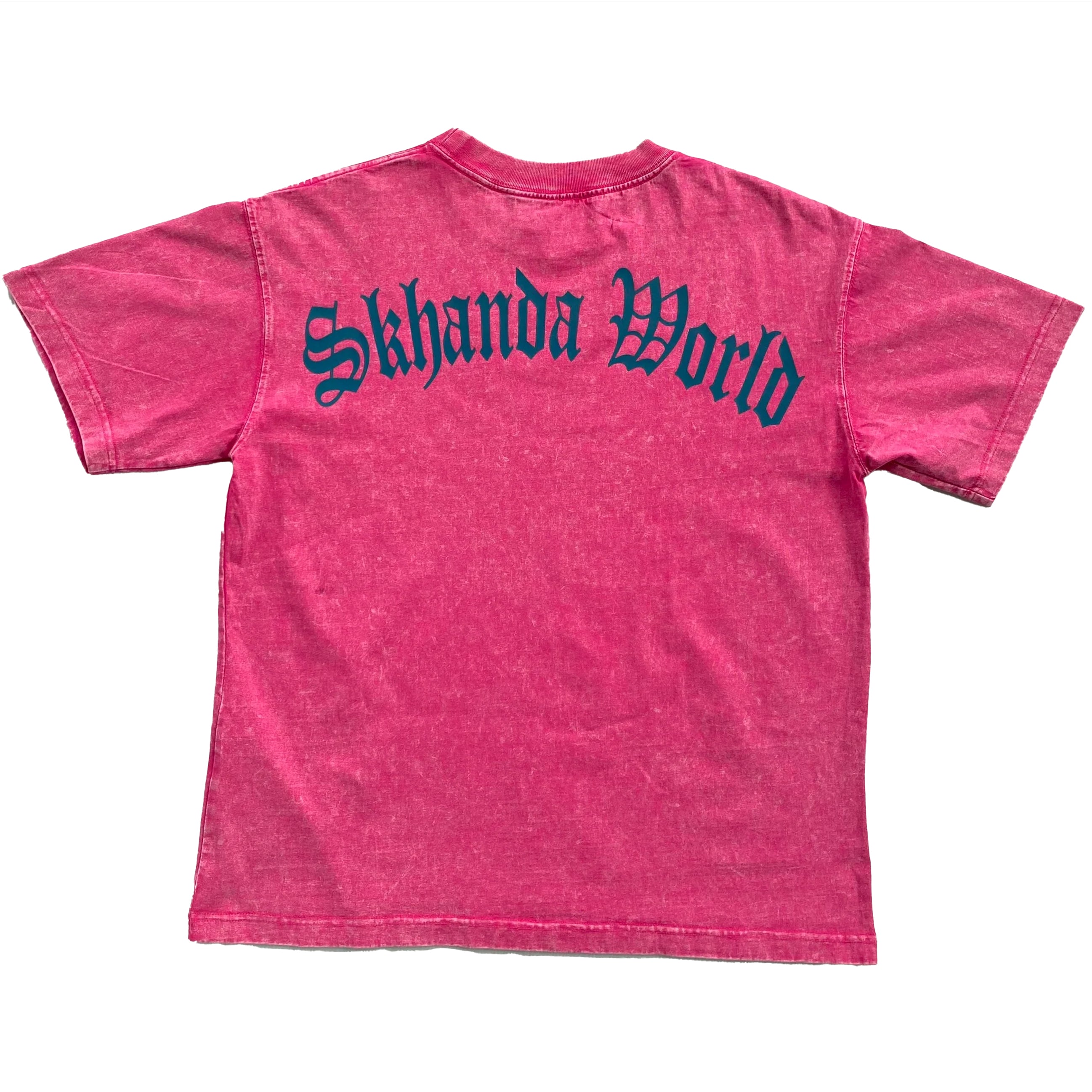 Skhanda World Ice-Cream Rockstar T-Shirt Stone Wash Pink