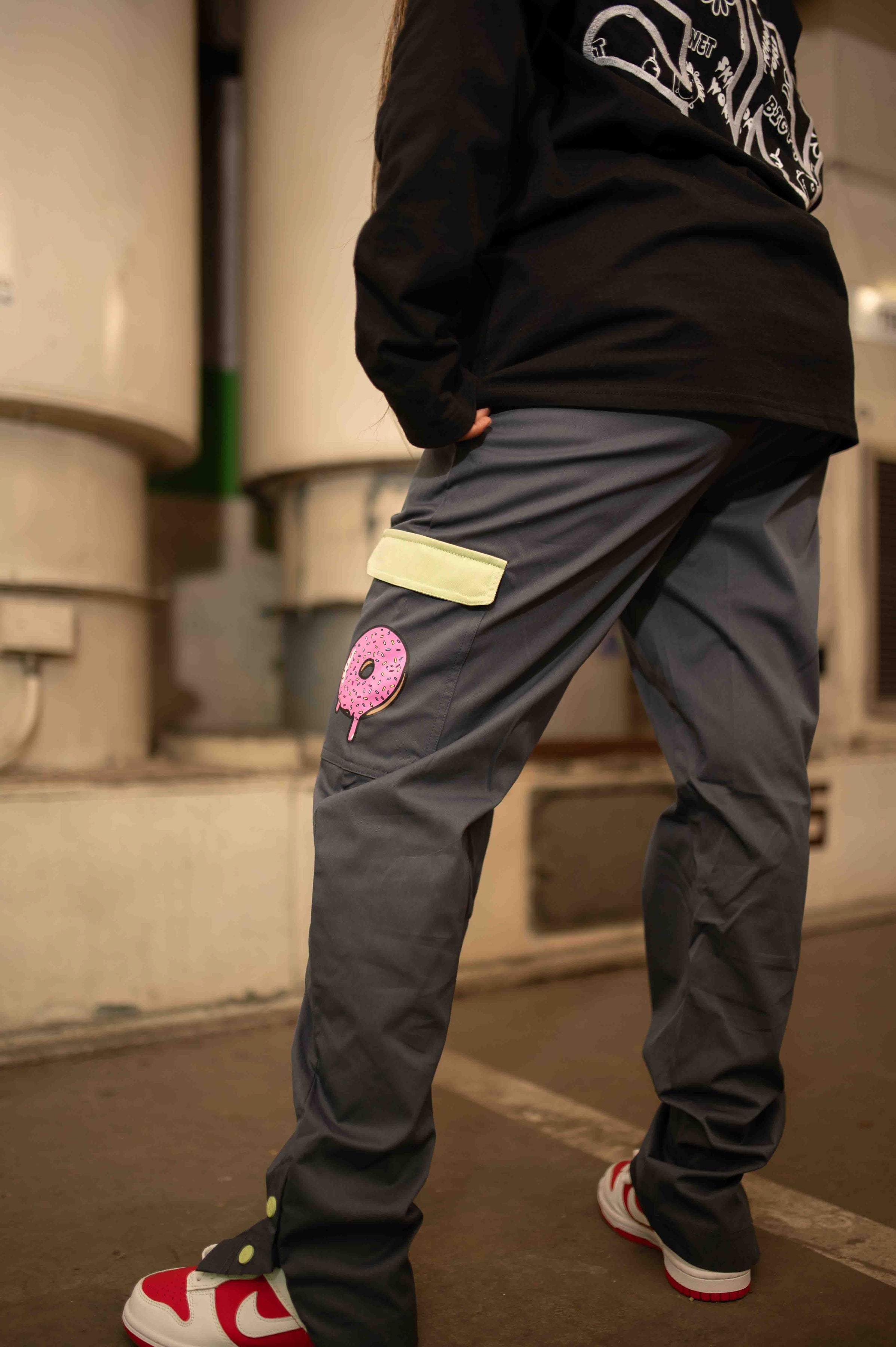 Skhanda World Donut Cargo Trackpants Odyssey Gray