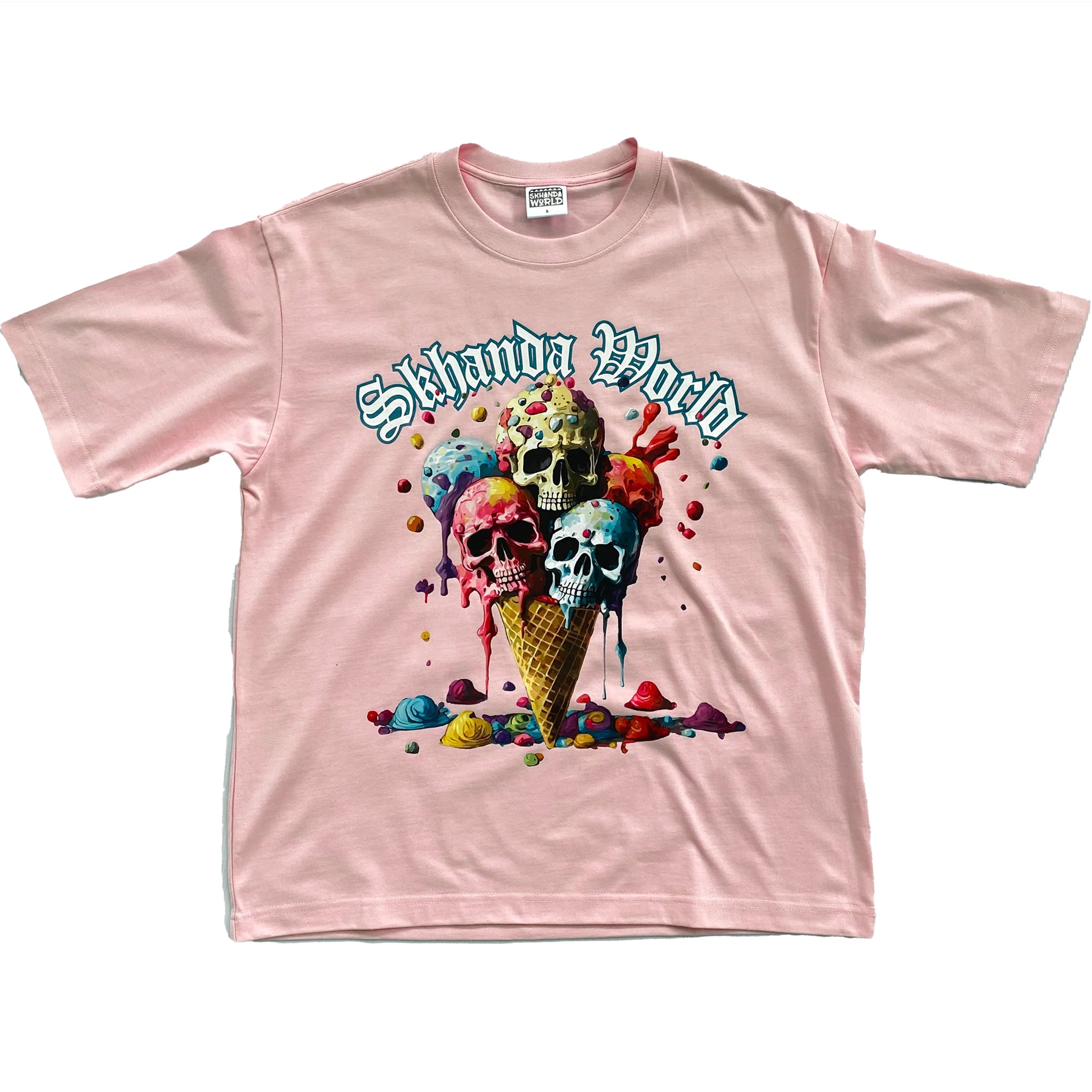 Skhanda World Ice-Cream Rockstar T-Shirt Powder Pink