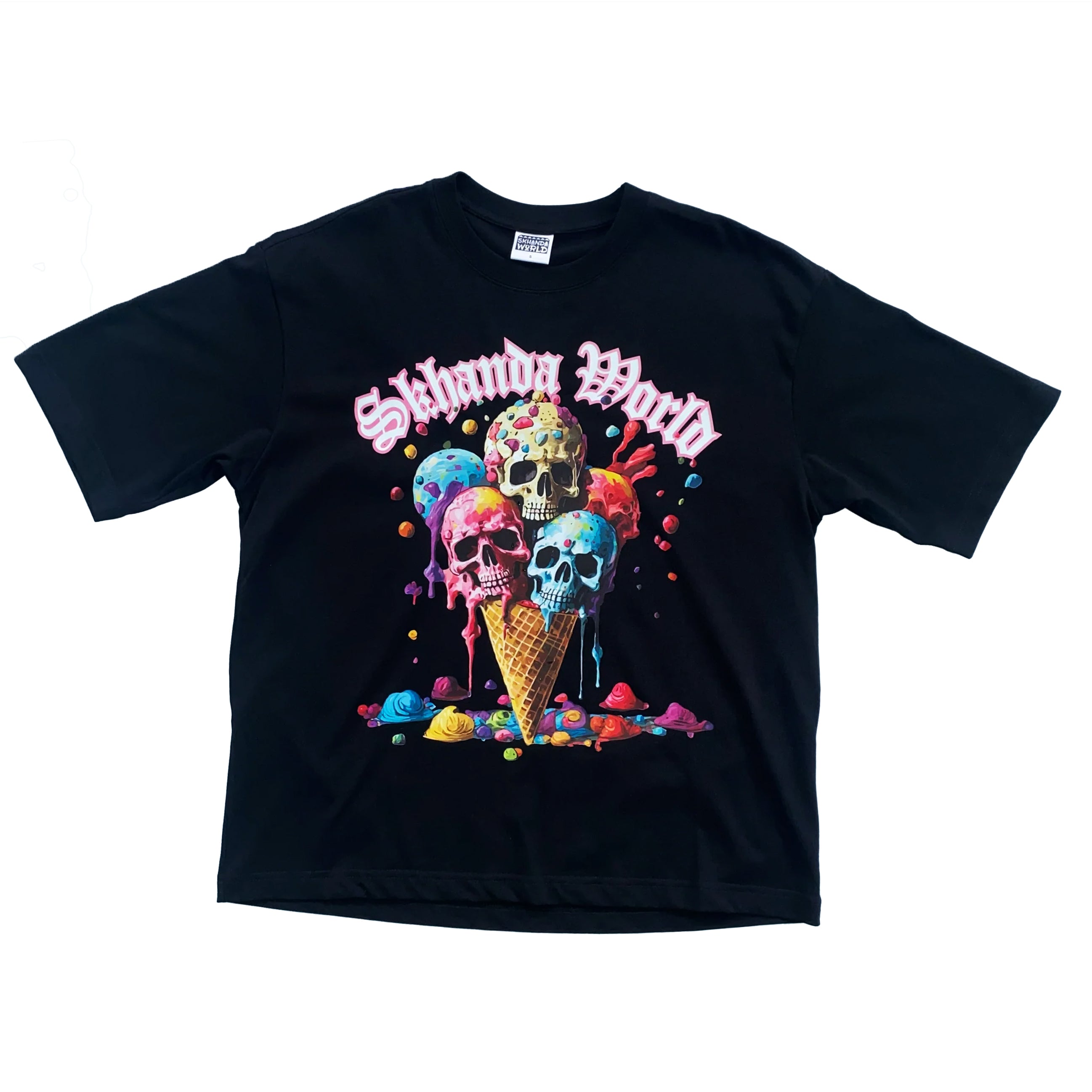 Skhanda World Ice-Cream Rockstar T-Shirt Black