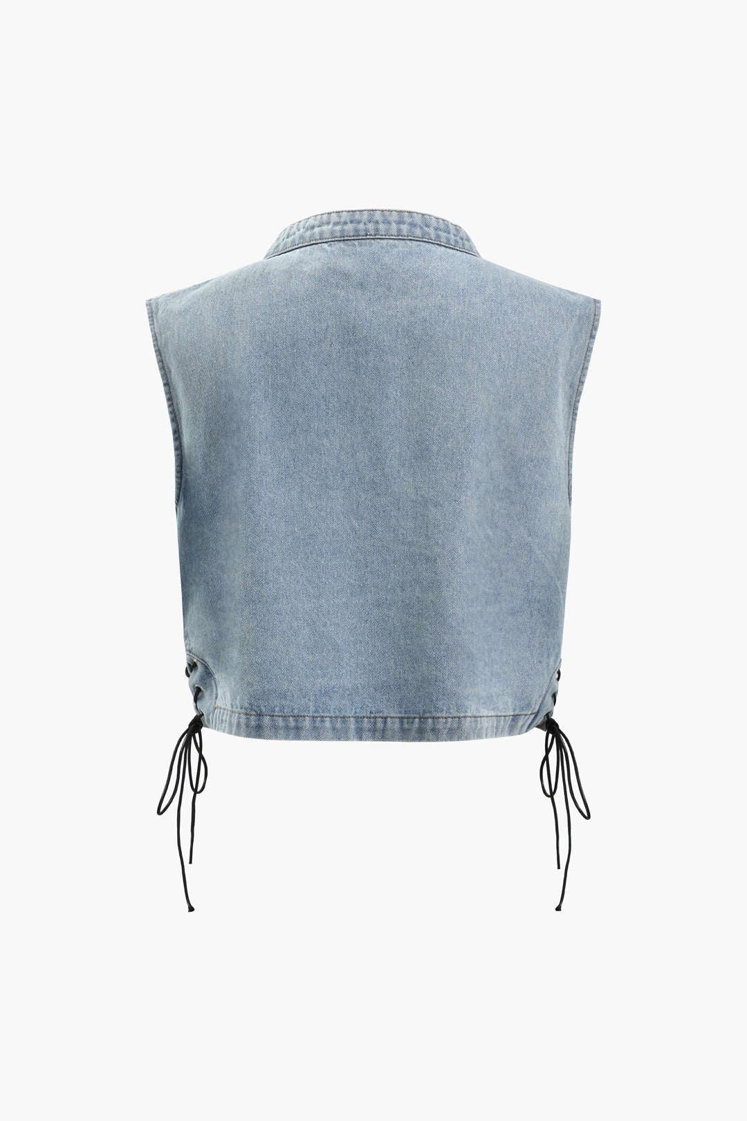 Sleeveless Denim Top